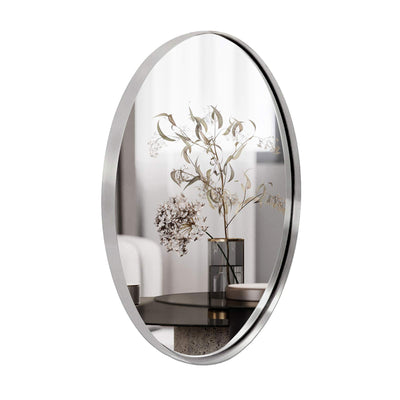 ANDY STAR Modern 24 x 36 Inch Oval Wall Hanging Bathroom Mirror (Open Box) - VMInnovations