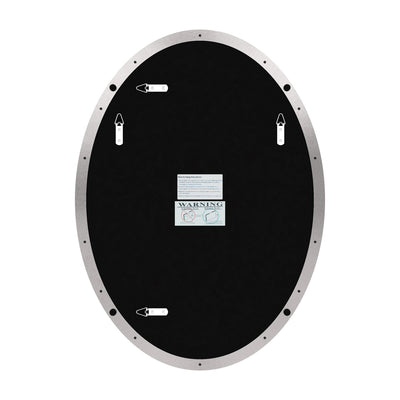 ANDY STAR Modern 24 x 36 Inch Oval Wall Hanging Bathroom Mirror (Open Box) - VMInnovations