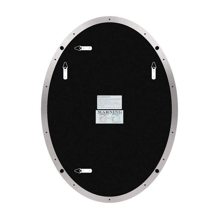 ANDY STAR Modern 24 x 36 Inch Oval Wall Hanging Bathroom Mirror (Open Box)