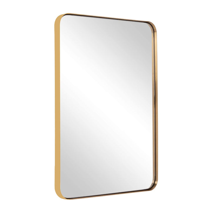 ANDY STAR 24 x 36 Inch Rectangular Hanging Metal Frame Wall Mirror (Open Box)