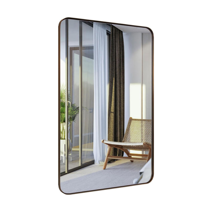 ANDY STAR Modern 22 x 30 Inch Rectangular Hanging Vanity Mirror (Open Box)