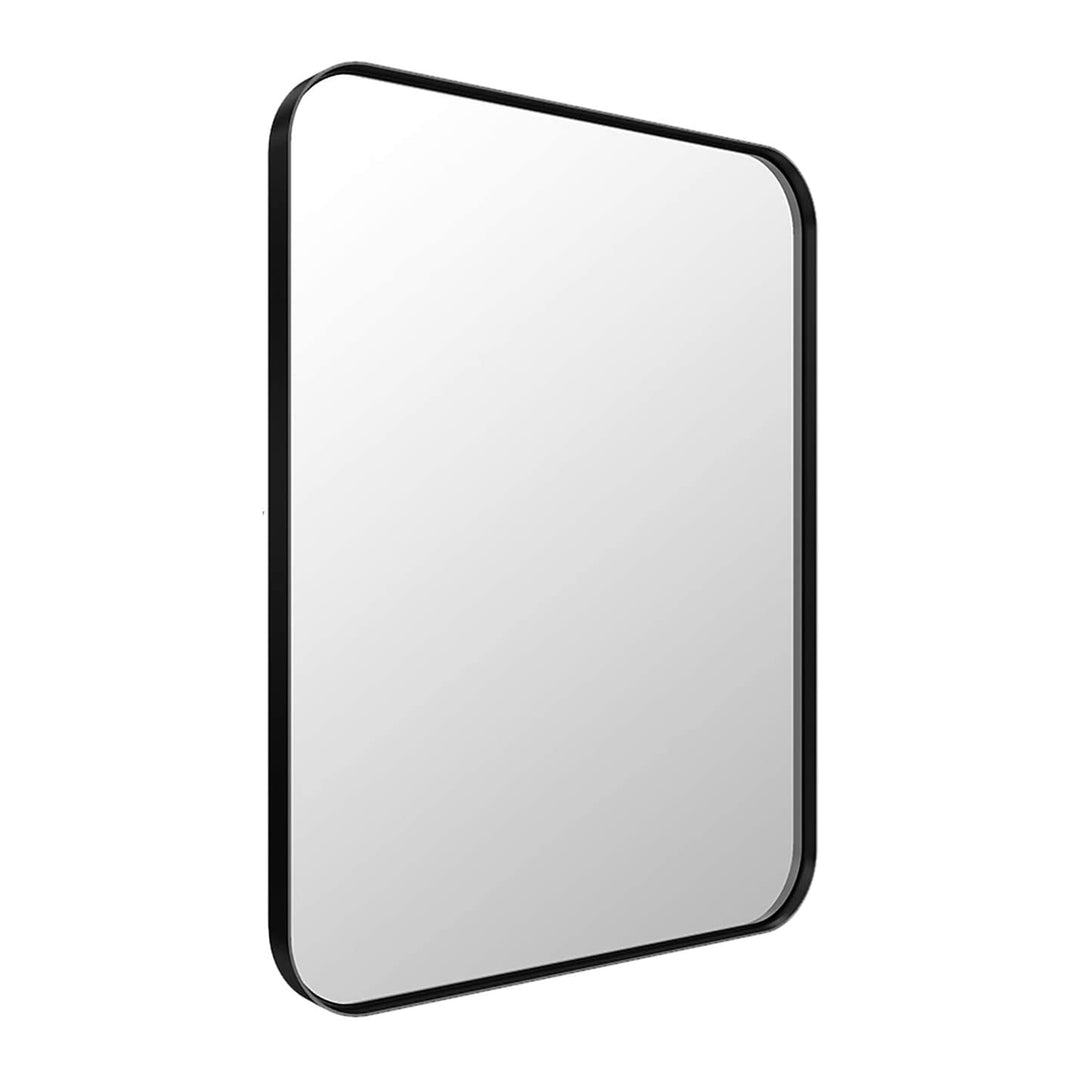 ANDY STAR  16 x 20 Inch Rectangular Hanging Bathroom Vanity Mirror, Black (Used) - VMInnovations