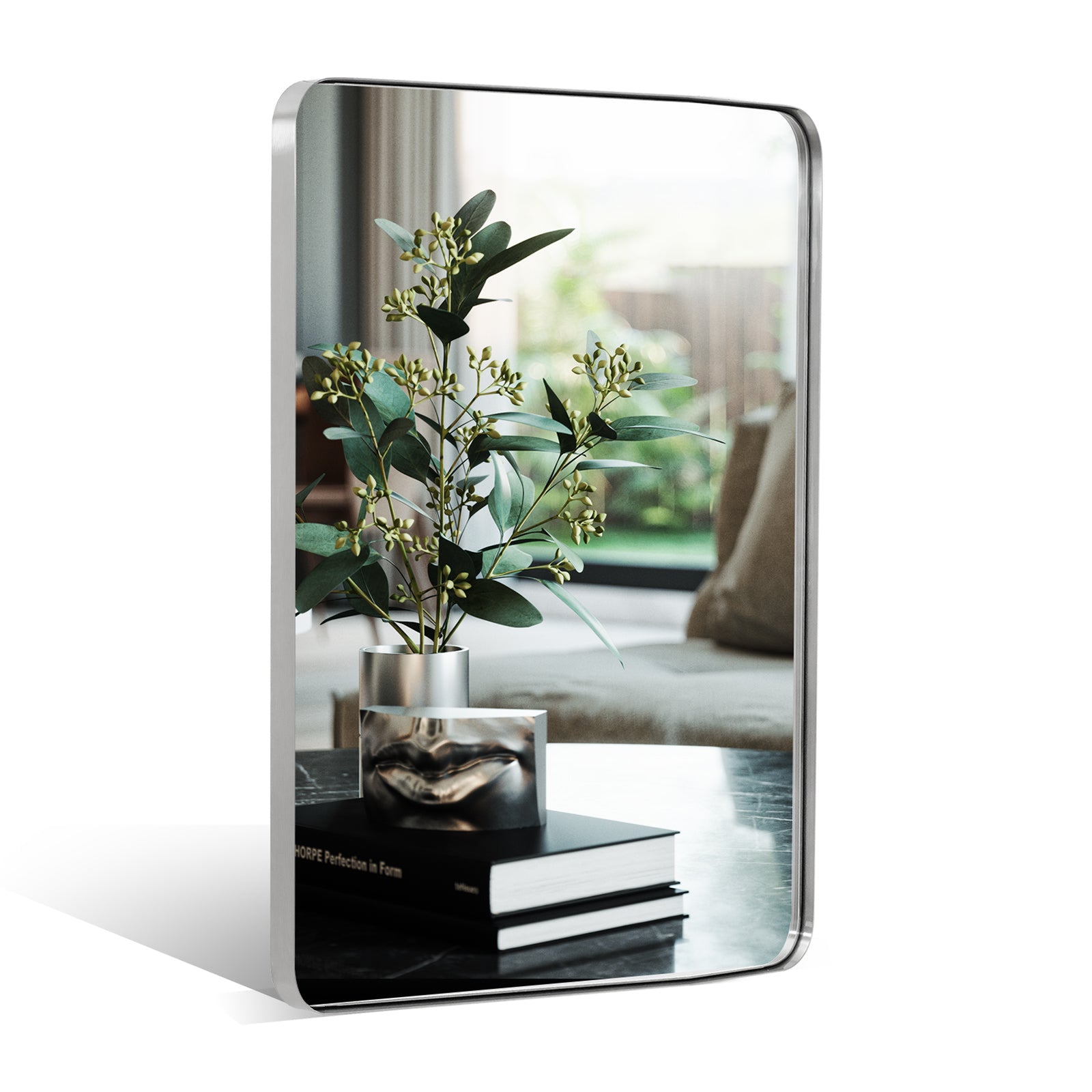 Modern 22 x 30 In Rectangular Hanging Bathroom Mirror, (Open Box) - VMInnovations