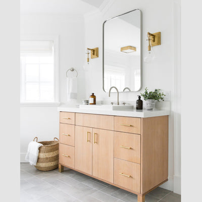Modern 22 x 30 In Rectangular Hanging Bathroom Mirror, (Open Box) - VMInnovations