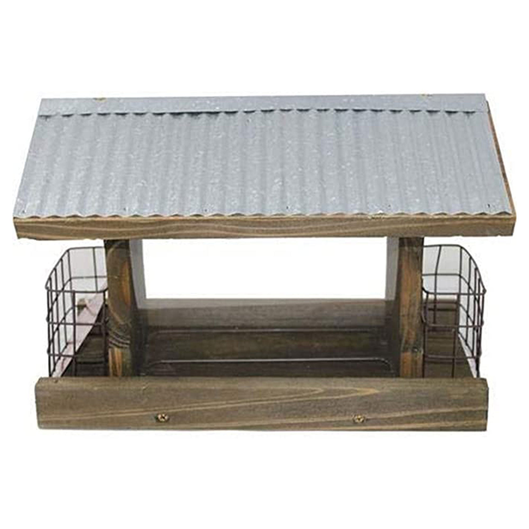 Heritage Farms Hanging Mount Backyard Rustic Farmhouse Bird Feeder w/ Suet Cages