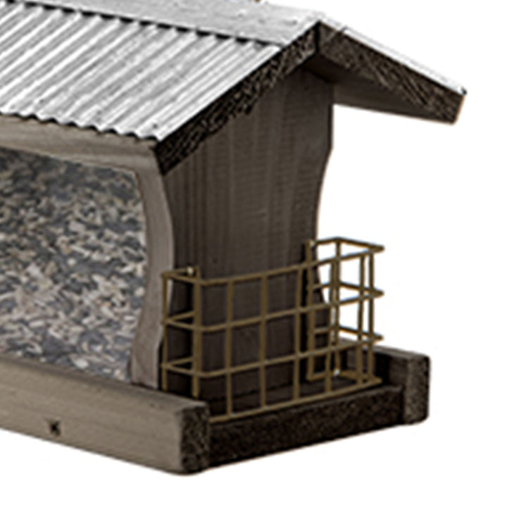 Heritage Farms Hanging Mount Backyard Rustic Farmhouse Bird Feeder w/ Suet Cages