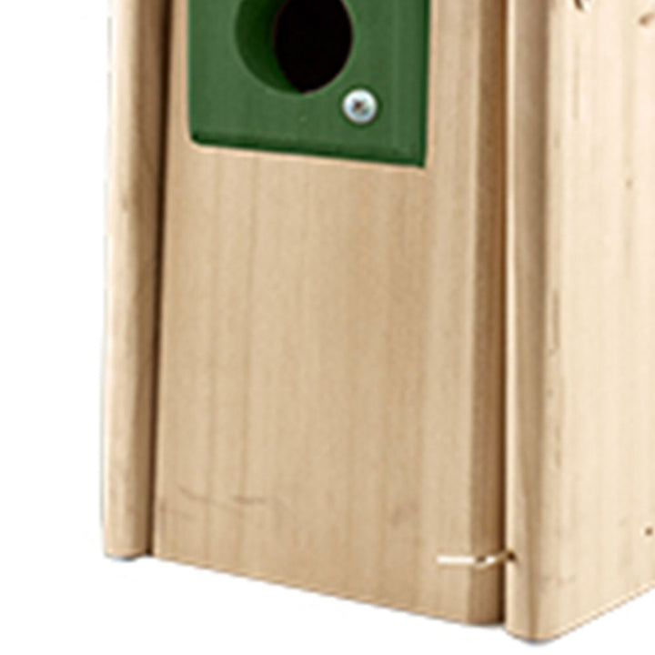 Bluebird Cedar Nesting Bird House with Predator Guard and Metal Roof (Used) - VMInnovations