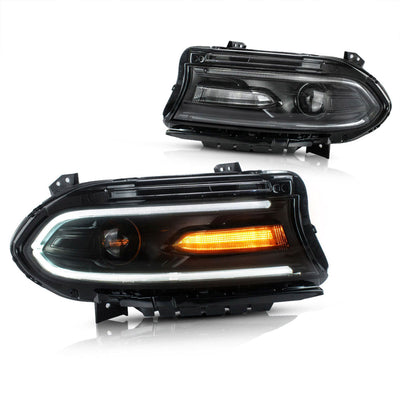 VLAND YAA-XCHR-2033 Pro RGB LED Headlights for 15-20 Dodge Charger (Open Box) - VMInnovations
