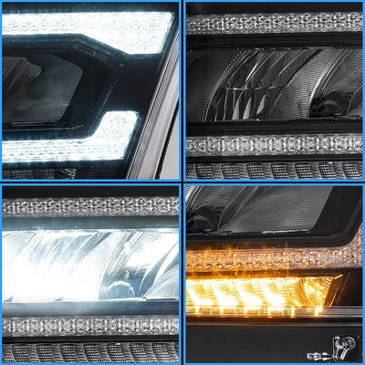 VLAND YAX-RM-6001-19 LED Headlights w/ Amber Reflectors for 2019-20 Dodge Ram