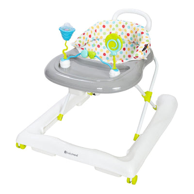 Baby Trend Kids Adjustable Activity Walker with Walk Behind Bar, Sprinkles(Used)