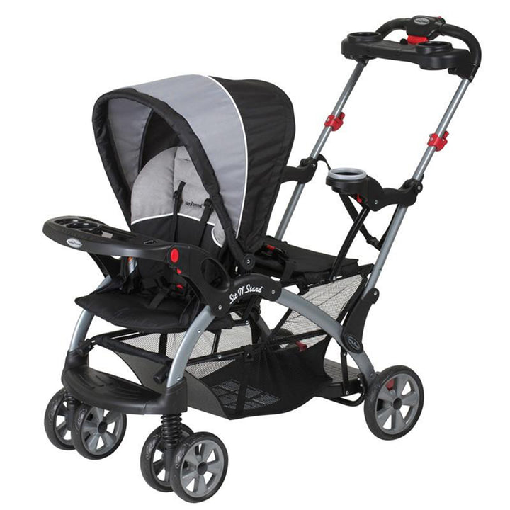 Baby Trend Sit N' Stand Foldable Front and Rear Seat Ultra Stroller (Open Box)