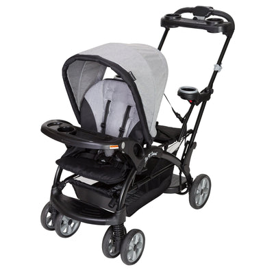 Baby Trend Sit N' Stand Foldable Front & Rear Seat Stroller, Morning Mist (Used)