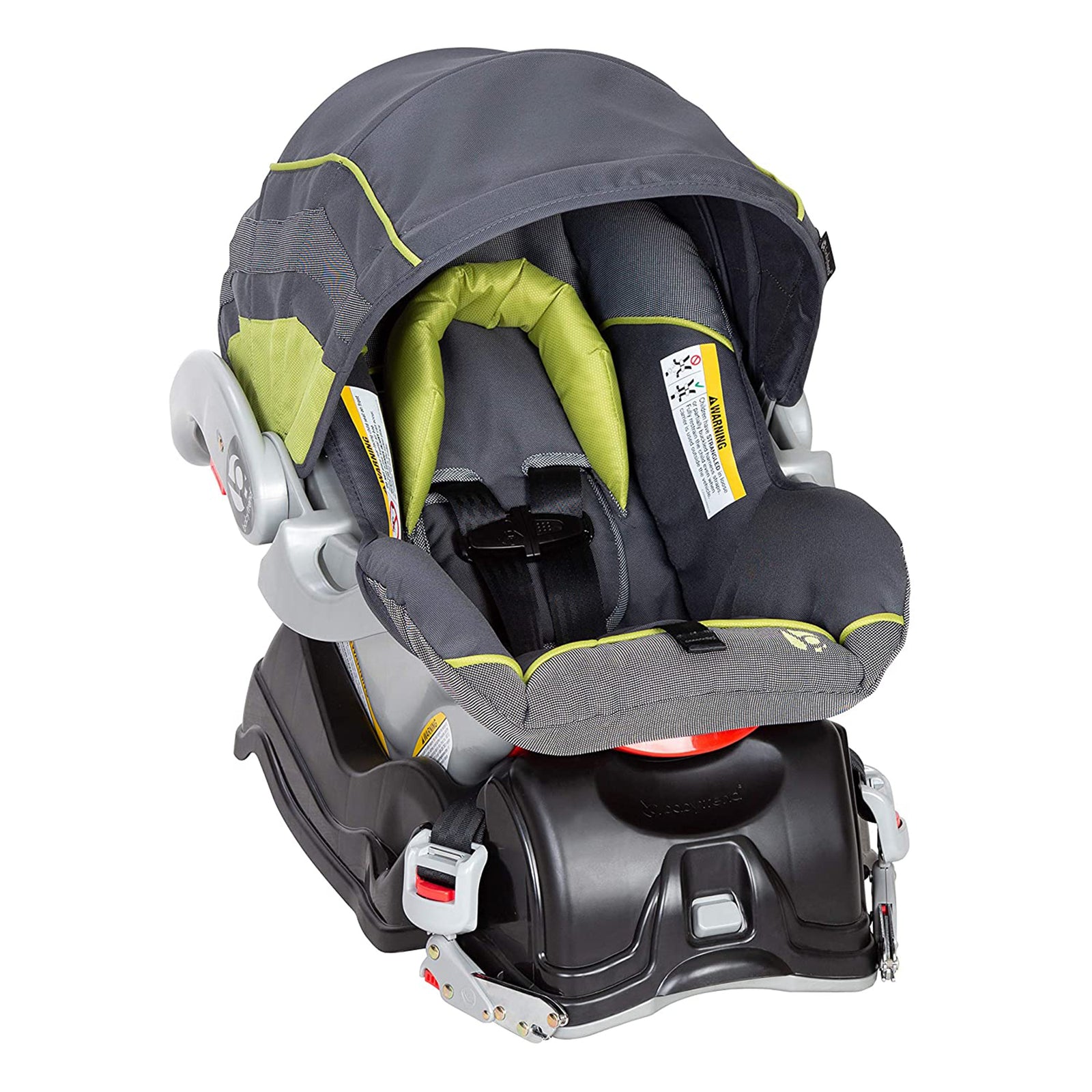Baby Trend CS43710A EZ Flex-Lock 30 Pound Infant Car Seat with Car Base, Carbon - VMInnovations