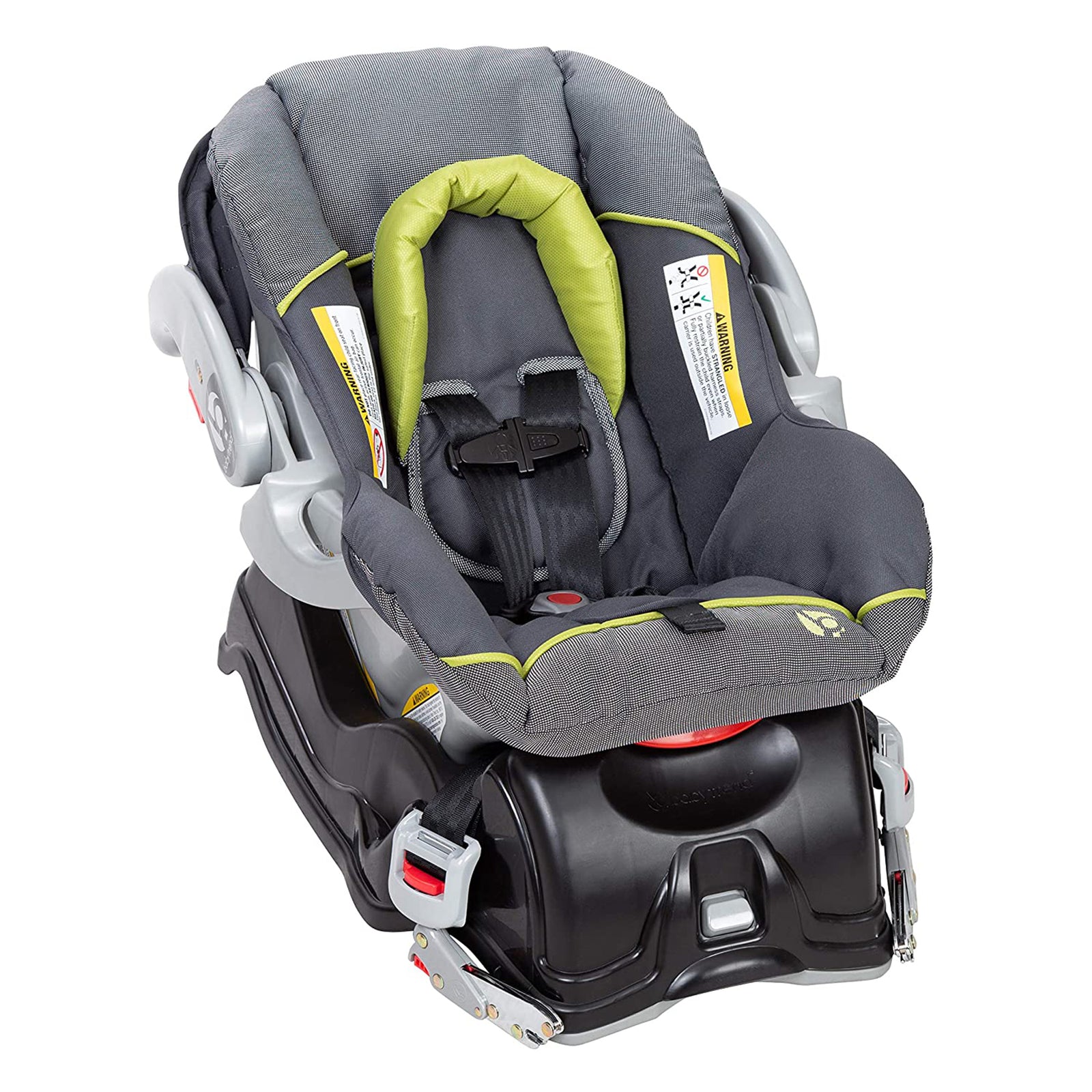 Baby Trend CS43710A EZ Flex-Lock 30 Pound Infant Car Seat with Car Base, Carbon - VMInnovations