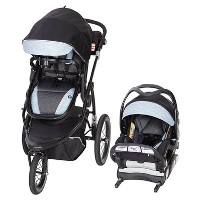 Baby Trend Go Gear 6-in-1 Jogger Car Seat Stroller Travel System, Blue Spectrum