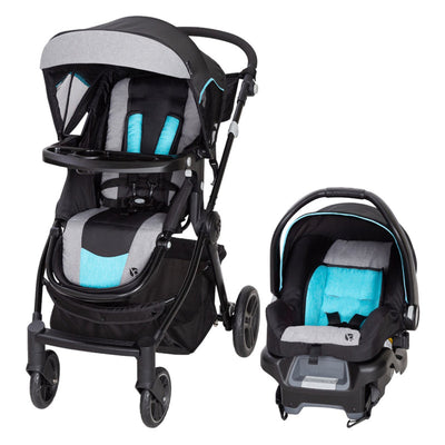 Baby Trend City Clicker Pro Lightweight Car Seat Stroller Travel System, Blue - VMInnovations