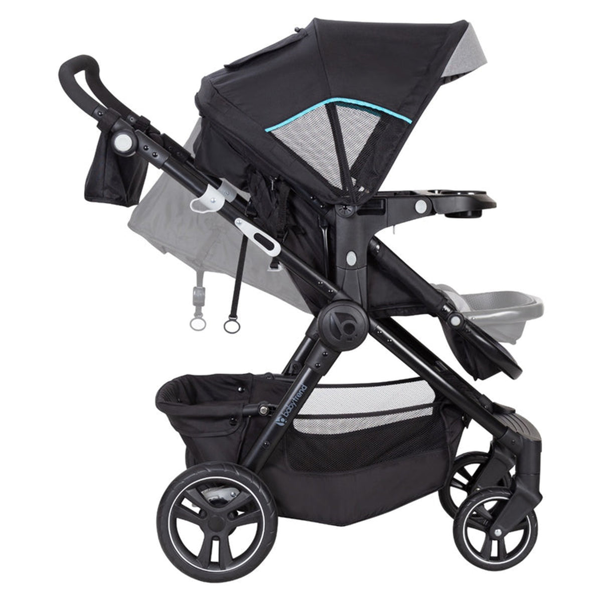 Baby Trend City Clicker Pro Lightweight Car Seat Stroller Travel System, Blue - VMInnovations