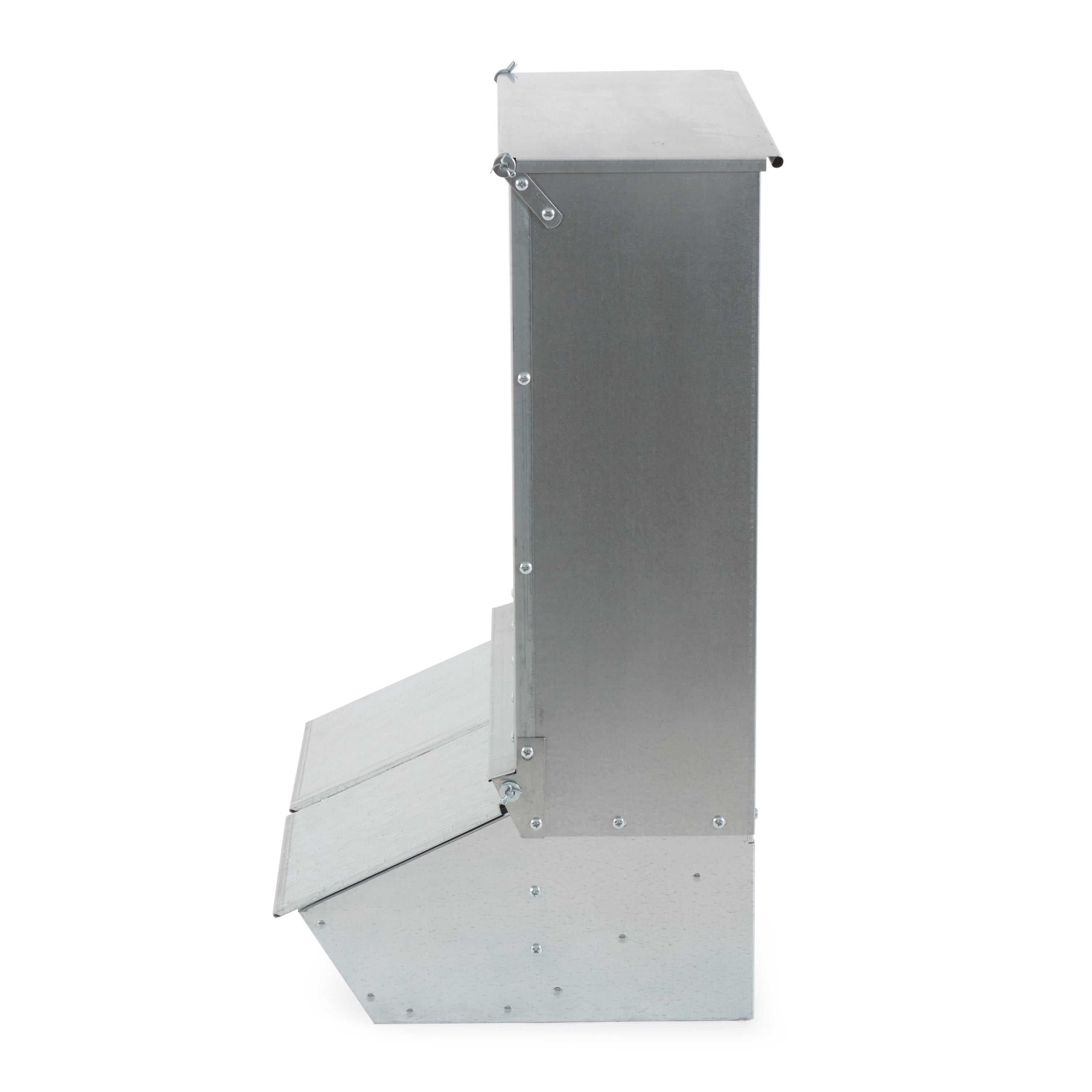 Brower 4 Pack 2 Door Hog Supplement Feeder for Livestock, 3.7 Bushels for 8 Hogs - VMInnovations