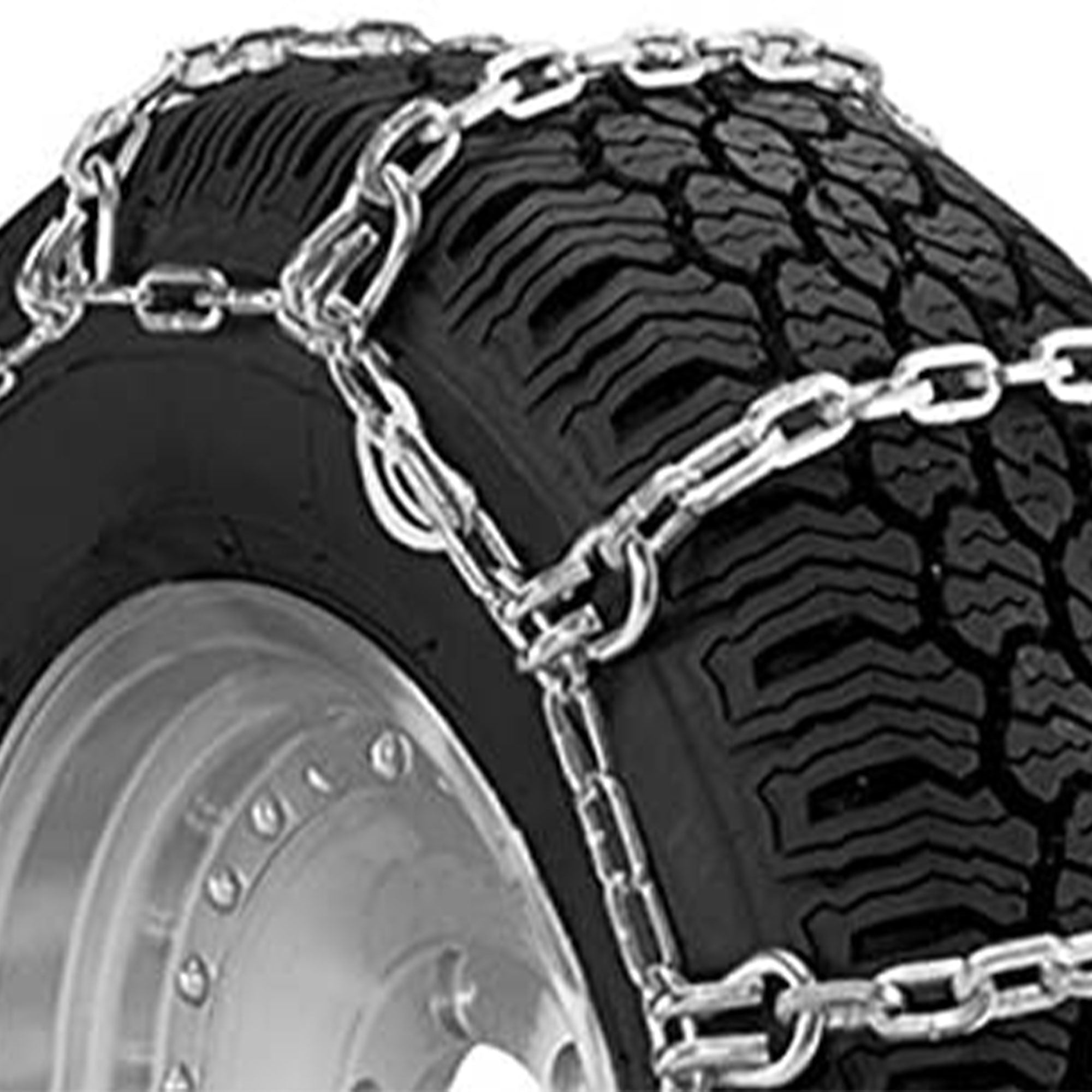 Security Chain Company Quik Grip Square Rod Light Truck Tire Chain, Pair (Used) - VMInnovations