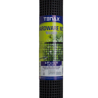 Tenax Lightweight Tear Resistant Mesh Hardware Fence Net, 3 x 15ft (Open Box)
