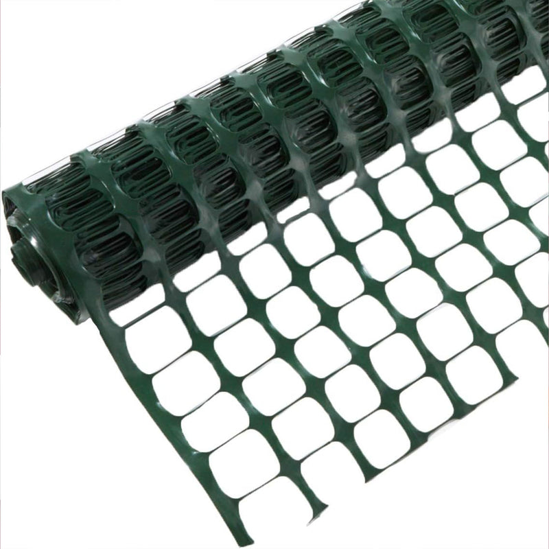 Tenax HDPE Plastic Commercial Guardian Warning Barrier Fencing, 4x100ft, Green