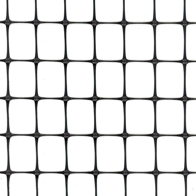 Tenax Lightweight Tangle Free Mesh Multi-Purpose Fence Net, 3 x 50 Feet, Black