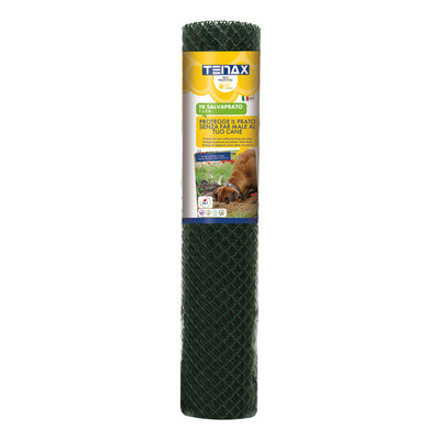 Tenax HDPE Plastic Flexible Mesh Lawn Turf Reinforcement, 6.7 x 100 Feet, Green
