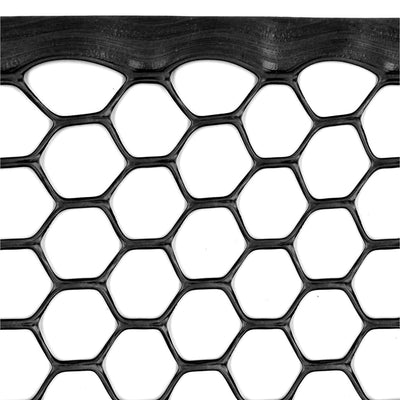 Tenax Plastic Poultry Fence Lightweight Garden Netting, 4' x 50' Roll, Black