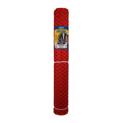 Tenax HDPE Plastic Commercial Mesh Sentry Secura Fencing, 6 x 50 Feet, Orange