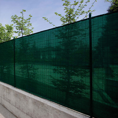 Tenax HDPE Plastic Lightweight Tear Resistant Privacy Screen, 7.8 x 150ft, Green