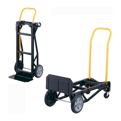 Harper Trucks 400 Lb Capacity Convertible Hand Truck Dolly, Black (Open Box)