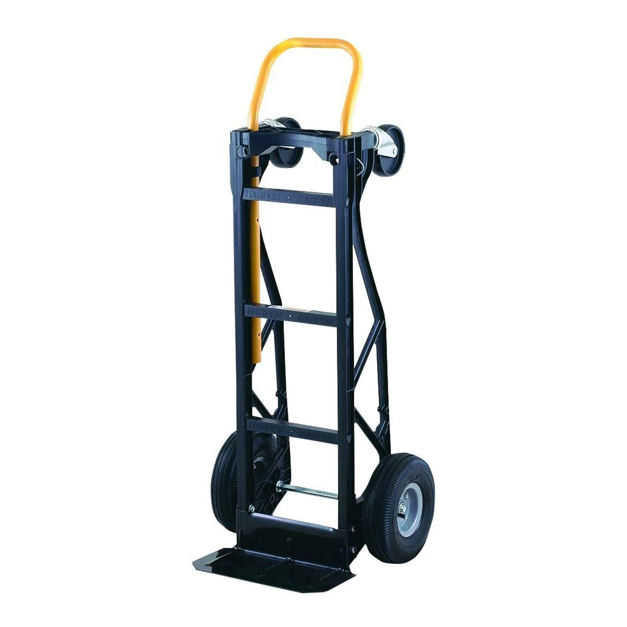 Harper Trucks 700 Lb Capacity Convertible Hand Truck Dolly, Black (Used) - VMInnovations