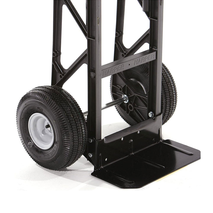 Harper Trucks 700 Lb Capacity Convertible Hand Truck Dolly, Black (Used)