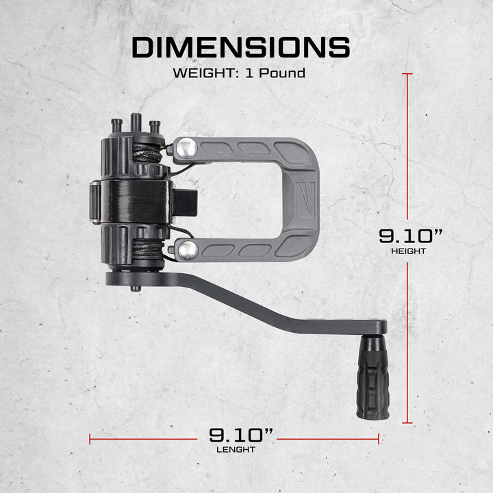 Killer Instinct 2078-2 Compact Dead Silent Crank with Wide Sled for Crossbow