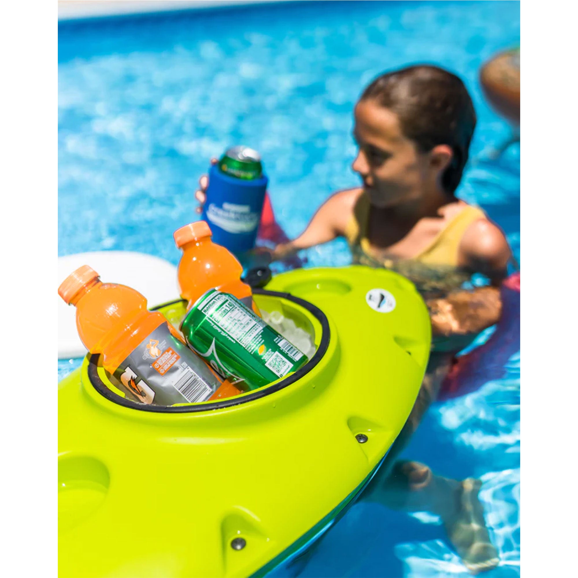 CreekKooler 15 Q Camping Floating Water Companion Ice Chest Cooler (Open Box) - VMInnovations