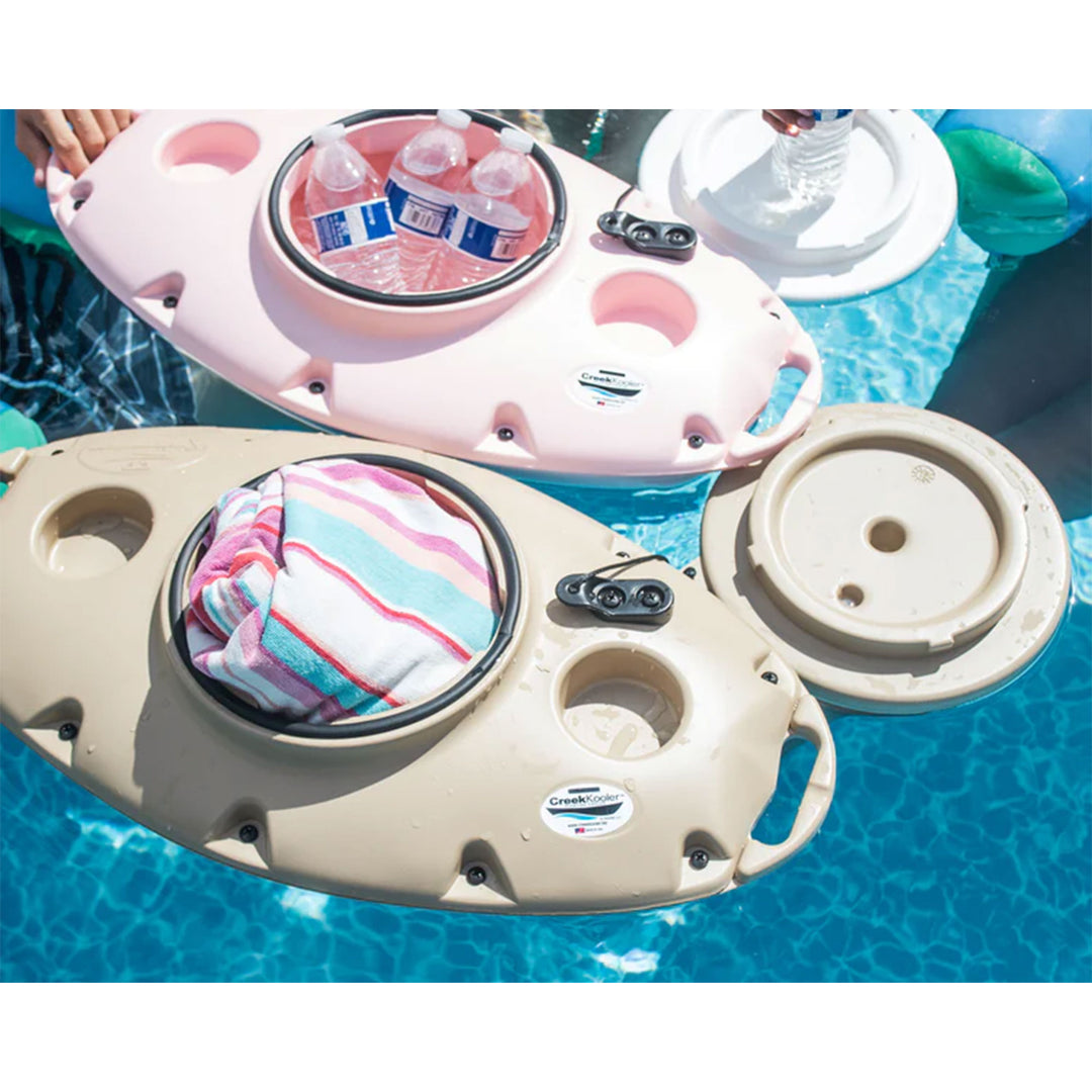 CreekKooler 15 Q Camping Floating Water Companion Ice Chest Cooler (Open Box) - VMInnovations