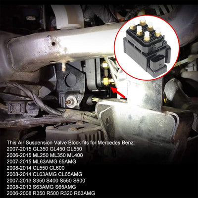 GeLouXi EBY-MB011-VC-1597 Air Compressor Valve Block for Mercedes Benz (Used) - VMInnovations