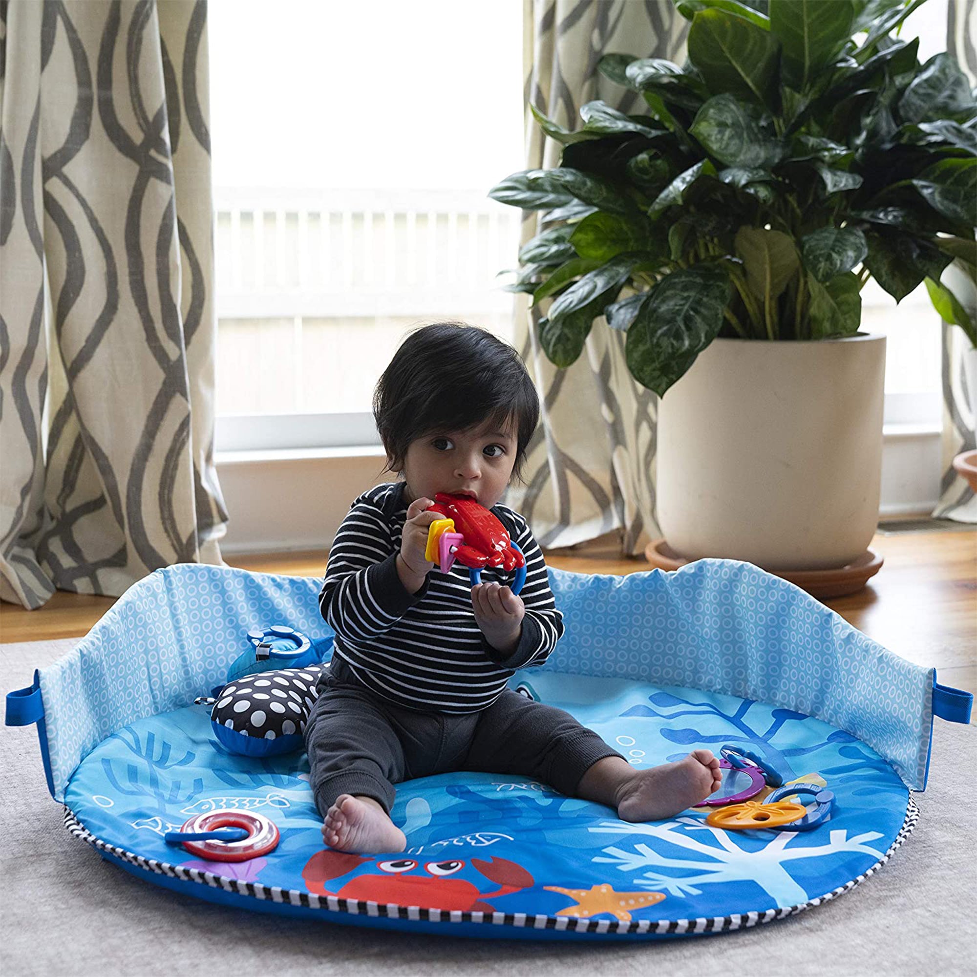 Baby Einstein Neptune Under the Sea Activity Play Mat Center w/ Light and Sound - VMInnovations