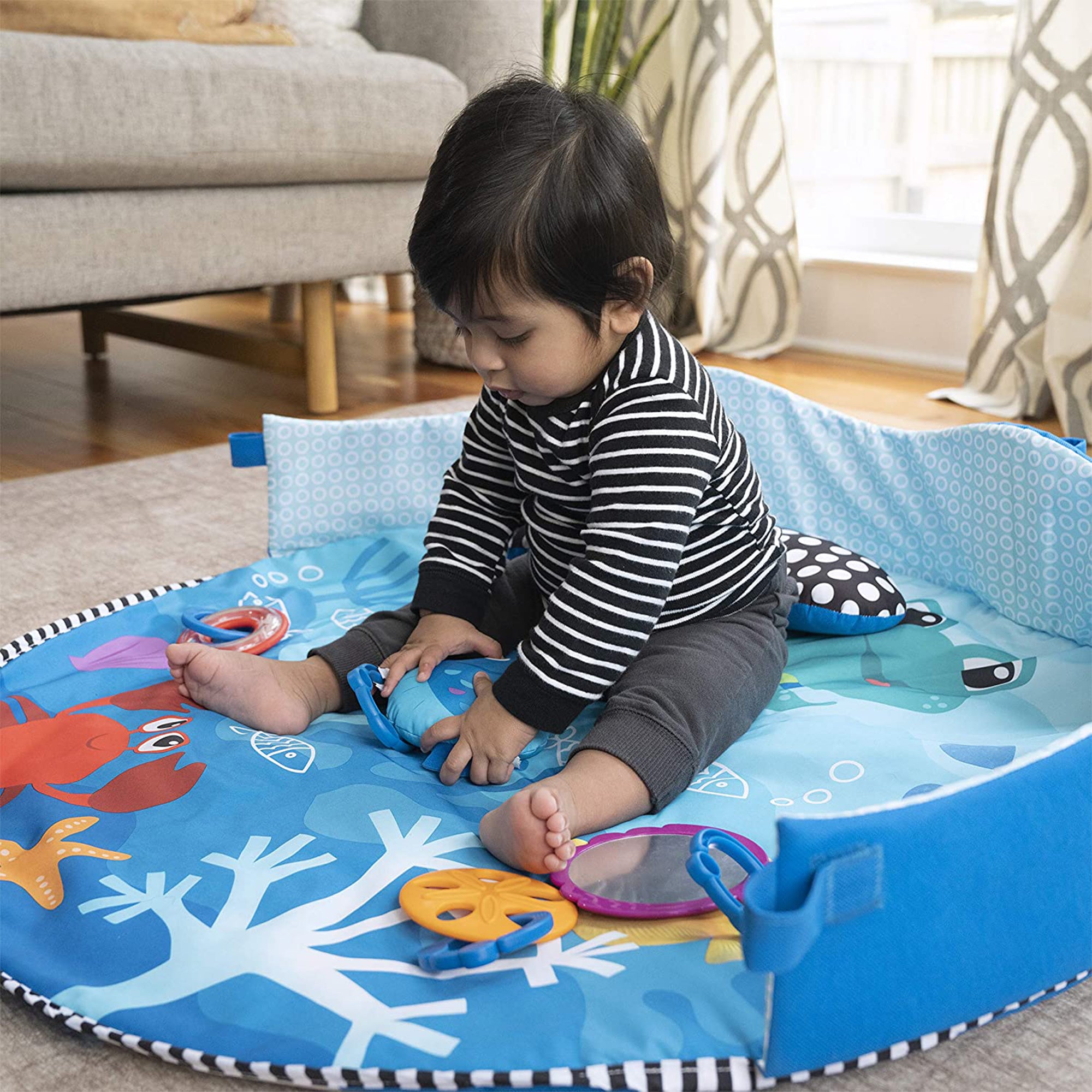 Baby Einstein Neptune Under the Sea Activity Play Mat Center w/ Light and Sound - VMInnovations