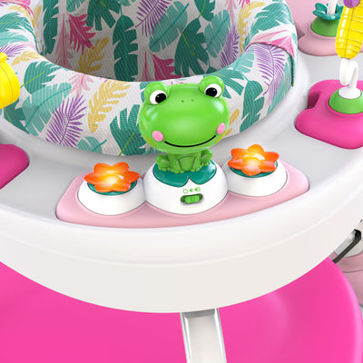 Bright Starts Bounce Bounce Baby 2 in 1 Activity Jumper and Table, Playful Palms - VMInnovations