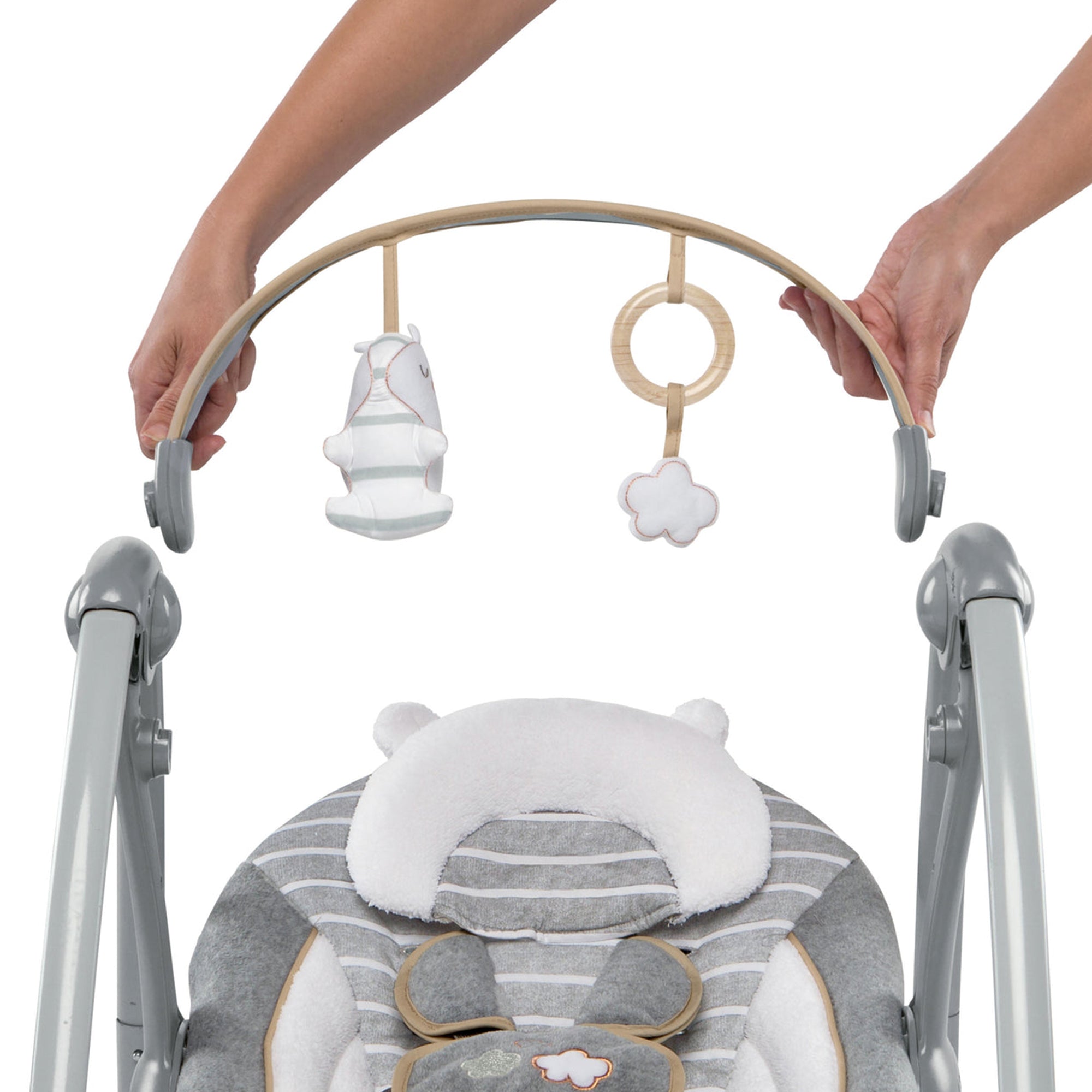 Ingenuity Boutique Collection Baby Swing N Go Portable Rocker Chair (Used) - VMInnovations