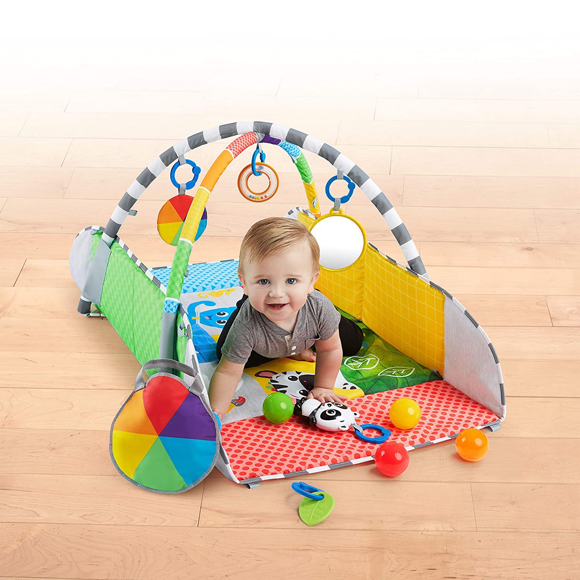 Baby Einstein Newborn 5 in 1 Ball Pit Playspace Activity Play Center Mat (Used) - VMInnovations