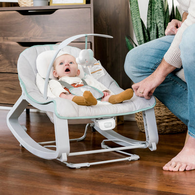 Ingenuity 3 In 1 Keep Cozy Grow with Me Kids Bouncer and Rocker to Seat, Weaver - VMInnovations