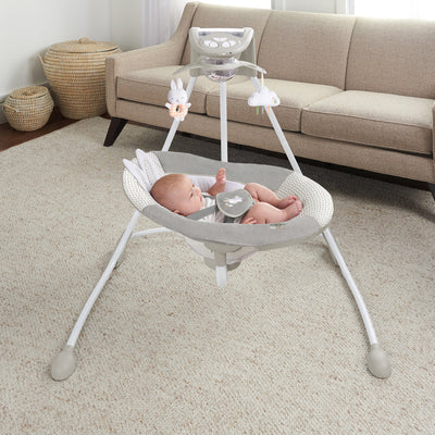 Baby Electric Soothing Swing Swivel Rocker, Twinkle Tails (Used)
