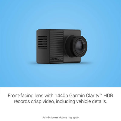 Garmin Dual Front and Rear Lens GPS Enabled Car Dash Camera with Night Vision