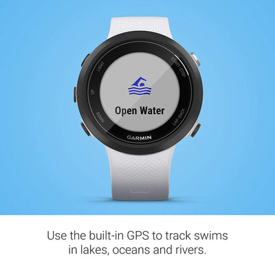 Garmin Swim 2 Underwater Smartwatch with Silicone Band, Whitestone (Open Box)