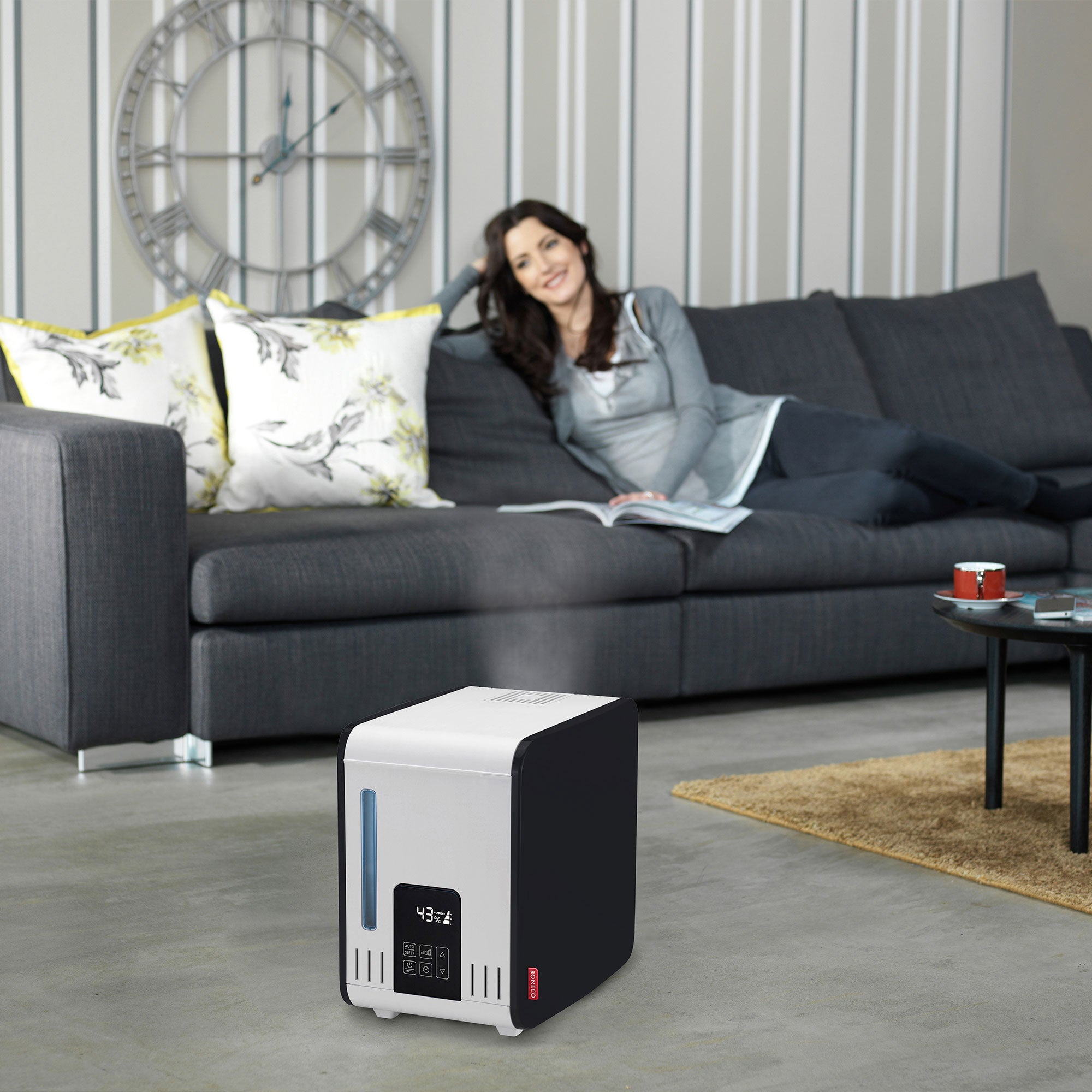 BONECO Large Room Steam Humidifier w/ Warm Mist and Digital Display (For Parts) - VMInnovations