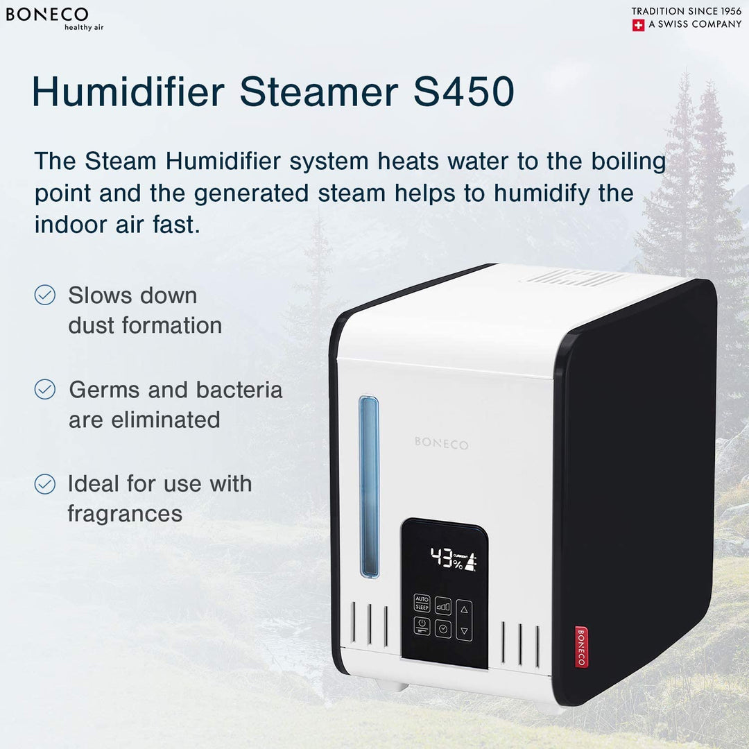 BONECO Large Room Steam Humidifier w/ Warm Mist and Digital Display (For Parts)