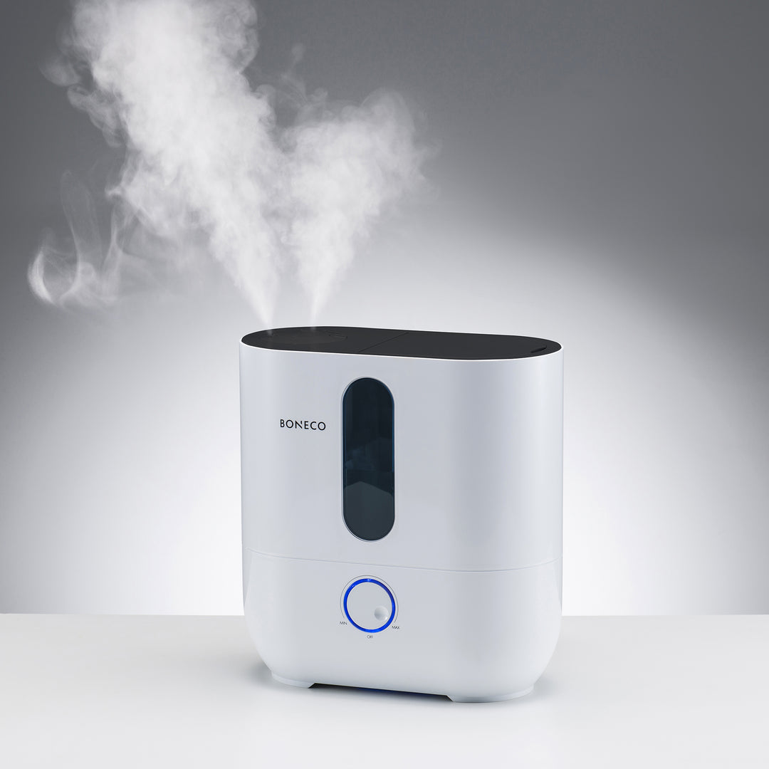 BONECO Large Room Quiet Ultrasonic Warm Mist Humidifier with Auto Shutoff (Used)