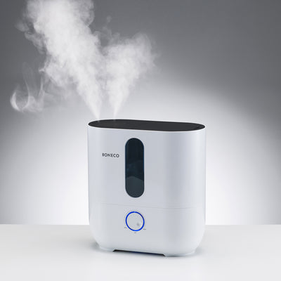 BONECO Large Room Quiet Ultrasonic Warm Mist Humidifier w/Auto Shutoff(Open Box) - VMInnovations